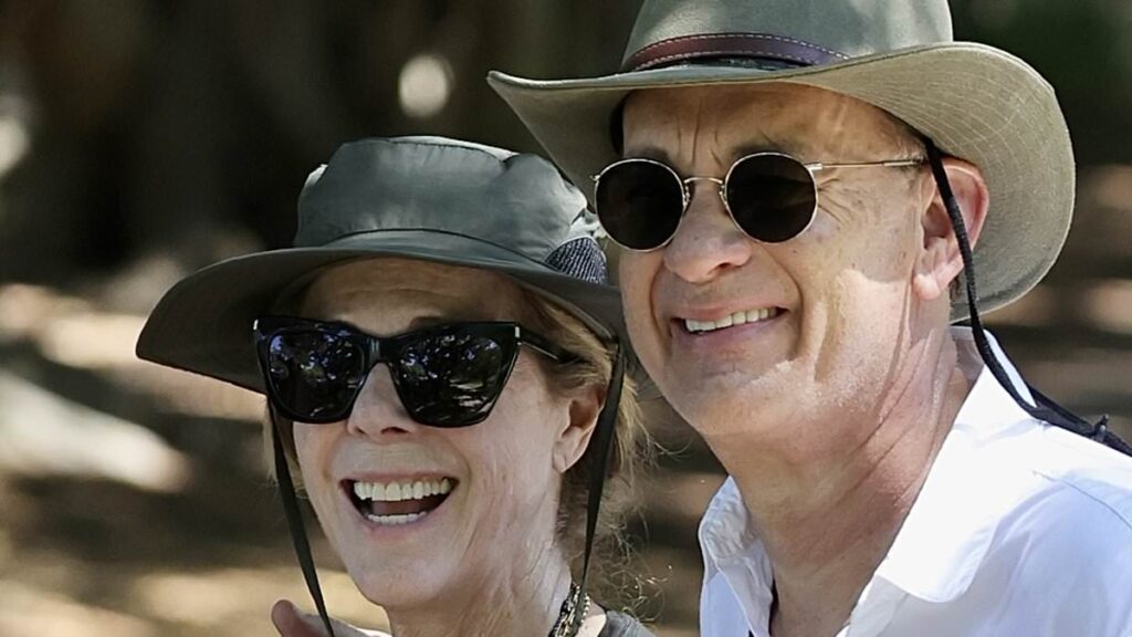 Hollywood legend Tom Hanks and wife Rita Wilson beam on sunny Sydney Harbour hike