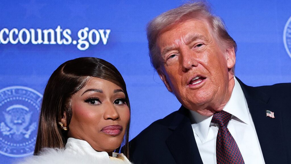Nicki Minaj receives a Bible signed by Trump and calls it ‘one of the most meaningful gifts’ she’s ever received