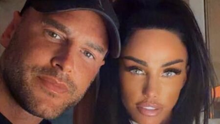 Katie Price’s new husband Lee Andrews is accused of lying about his Christmas trip to England by his ex while marooned in Dubai on a travel ban – after sharing dubious footage of Skegness beach