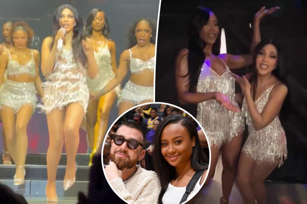 Kayla Nicole joins Toni Braxton on stage to perform dance that was alleged diss to Taylor Swift