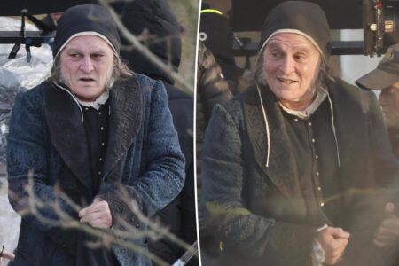 Hollywood A-lister looks unrecognizable on set of ‘Ebenezer: A Christmas Carol’