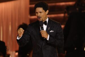 Trevor Noah takes aim at Jeff Bezos’ wedding, Nicki Minaj’s Trump support in Grammys 2026 monologue