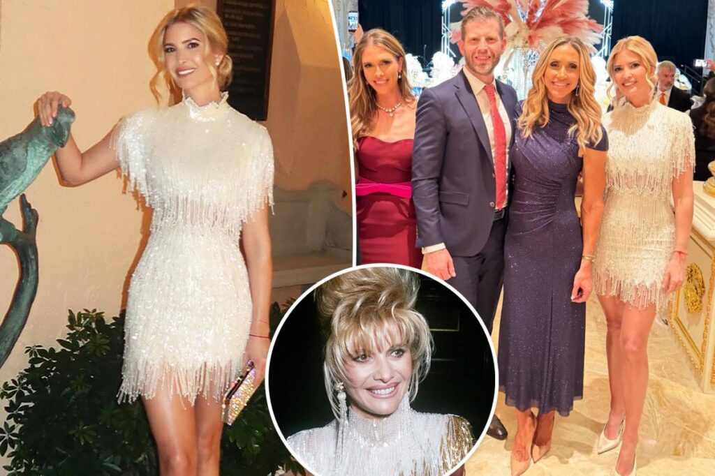 Ivanka Trump wears late mother Ivana’s dress at charity event