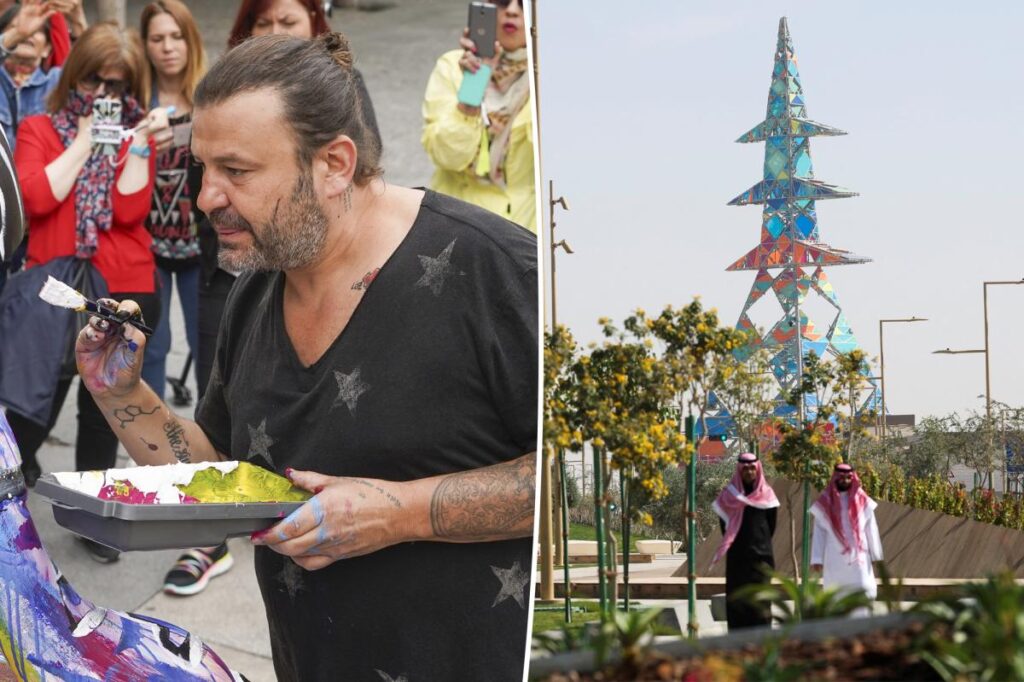 Artist Domingo Zapata gets ‘blank check’ from Saudi government to paint mural visible from space
