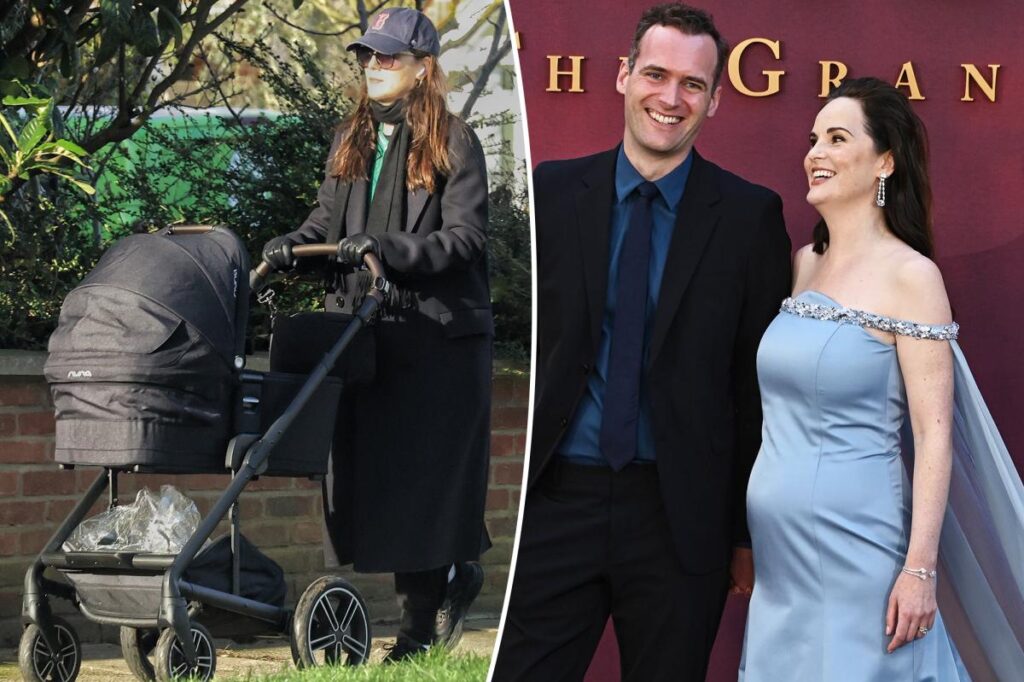 ‘Downton Abbey’ star Michelle Dockery welcomes first baby with Jasper Waller-Bridge