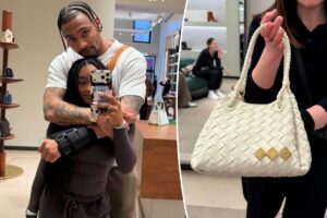 Simone Biles’ husband Jonathan Owens buys her a custom Bottega Veneta bag during 2026 Winter Olympics