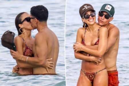 Jessica Alba and Danny Ramirez can’t keep their hands off each other during sizzling beach escape