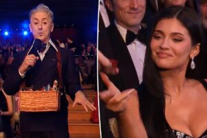 Kylie Jenner looks visibly uncomfortable at Alan Cumming’s cheeky joke at BAFTAs