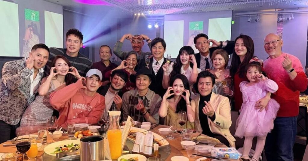 5566 members, Sam Tseng, Joe Chen among guests at Tony Sun and Ariel Sha’s Valentine’s Day wedding, Entertainment News
