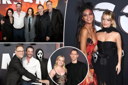 Neve Campbell, Courteney Cox, David Arquette and more