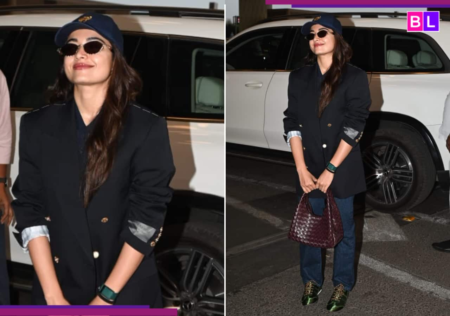 Rashmika Mandanna serves power dressing with a sporty twist