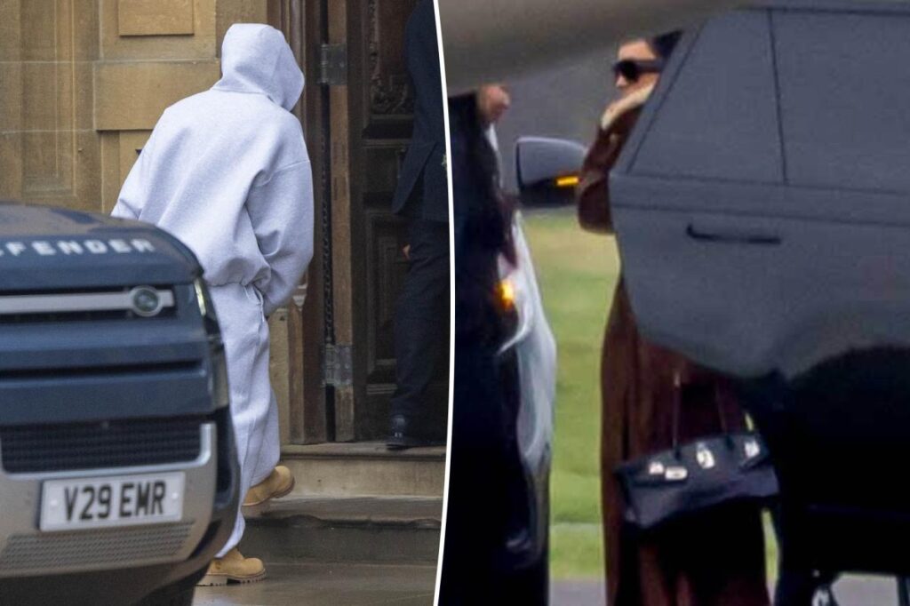 Kim Kardashian, Lewis Hamilton pictured arriving at swanky UK hotel for romantic weekend
