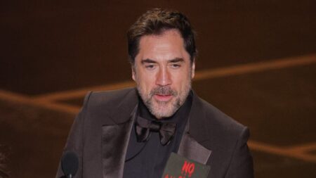 Javier Bardem cries ‘Free Palestine’ on stage at Oscars as viewers beg stars to ‘leave politics out of it’