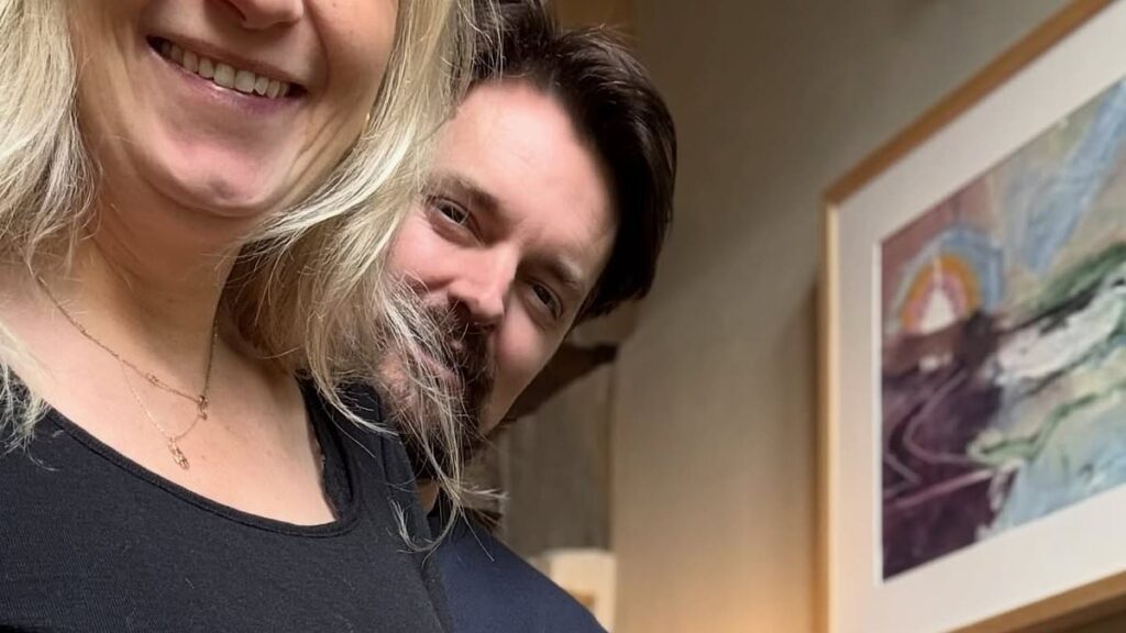 Sienna Miller’s sister Savannah, 47, reveals she is expecting her first child with new husband James Whewell as she shares joy at being pregnant at the same time as her sibling