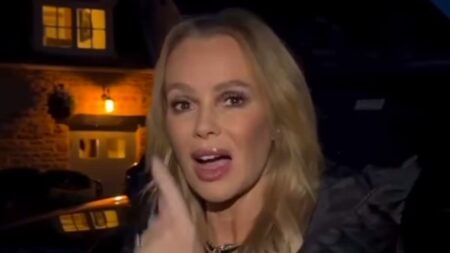Amanda Holden surprises Jeremy Clarkson’s Britain’s Got Talent farming choir as she shows up at their pub viewing party to celebrate emotional golden buzzer moment
