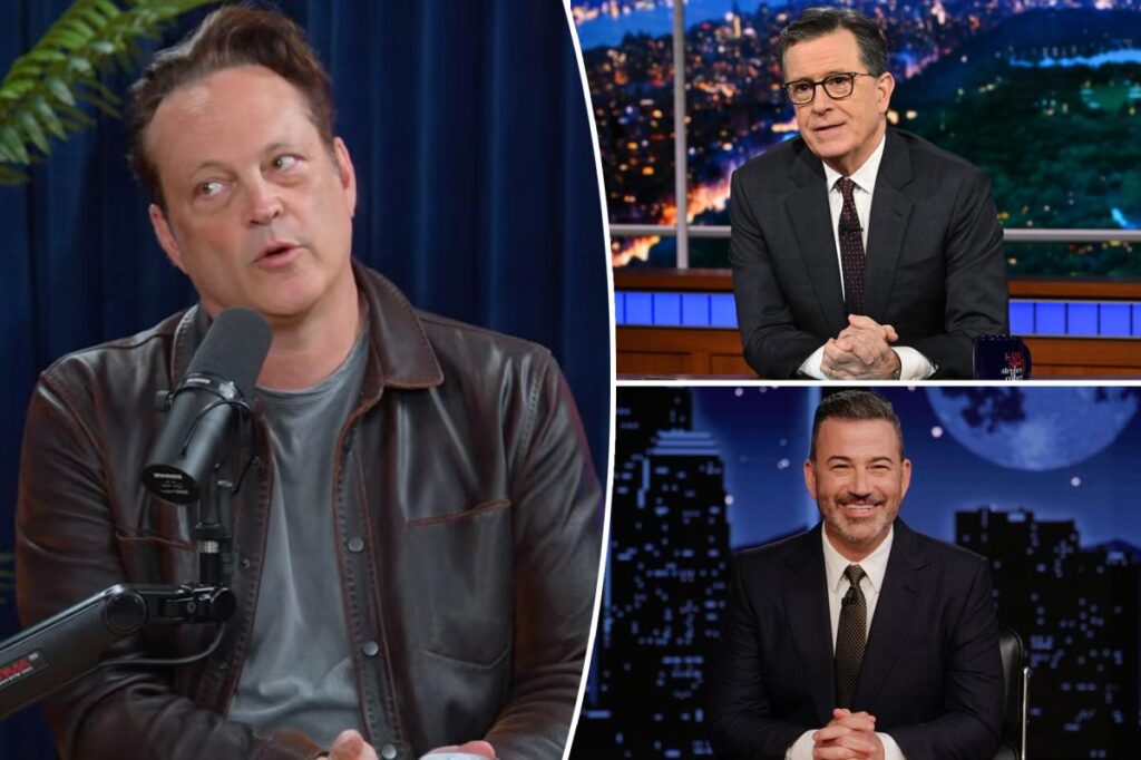 Vince Vaughn blasts late-night hosts for being too political