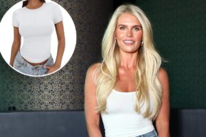 Madison LeCroy’s T-shirt looks like Skims, but it’s $8 on Amazon right now