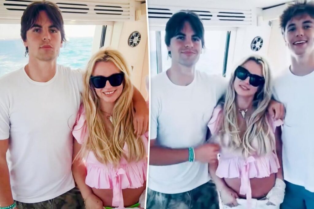 Britney Spears has rare reunion with son Sean Preston, 20, on yacht getaway after her DUI arrest