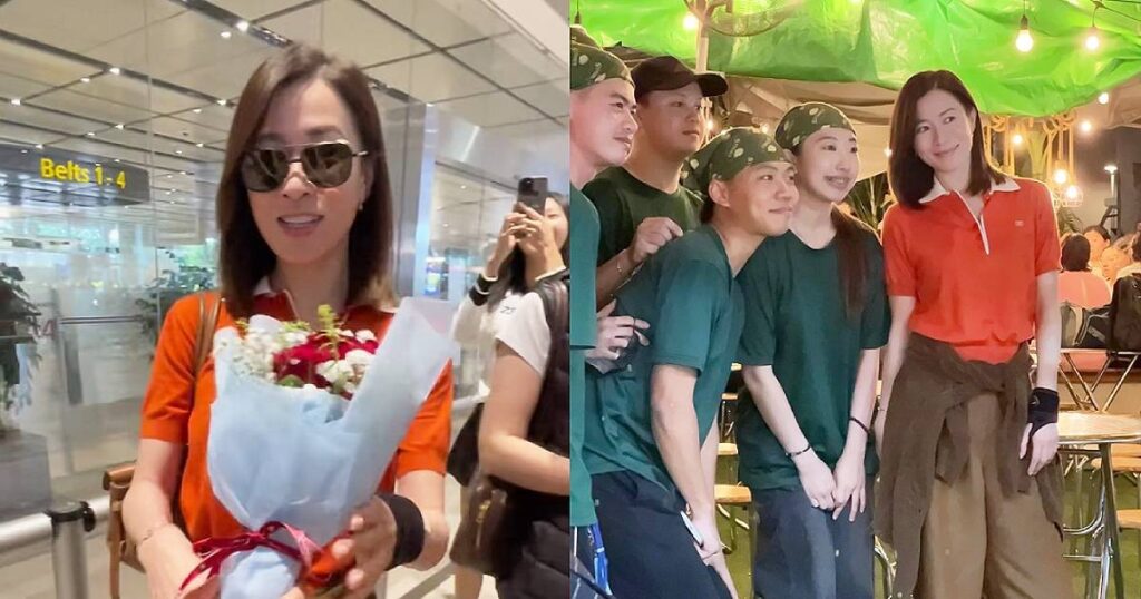 Charmaine Sheh spotted at durian cafe in Singapore ahead of event, Entertainment News