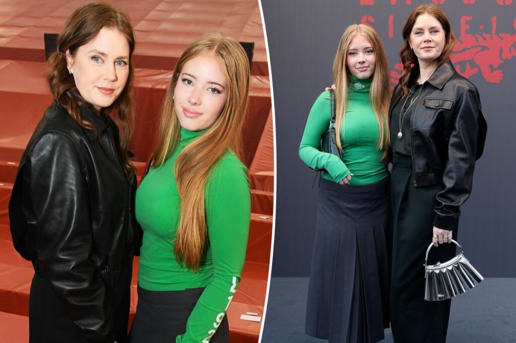 Amy Adams’ daughter Aviana, 15, is all grown up in rare Paris Fashion Week appearance