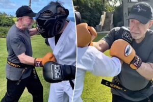 Chuck Norris put fighting skills on display in final Instagram post days before death