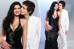 Timothée Chalamet, Kylie Jenner pack on PDA at Vanity Fair Oscars Party 2026 after loss