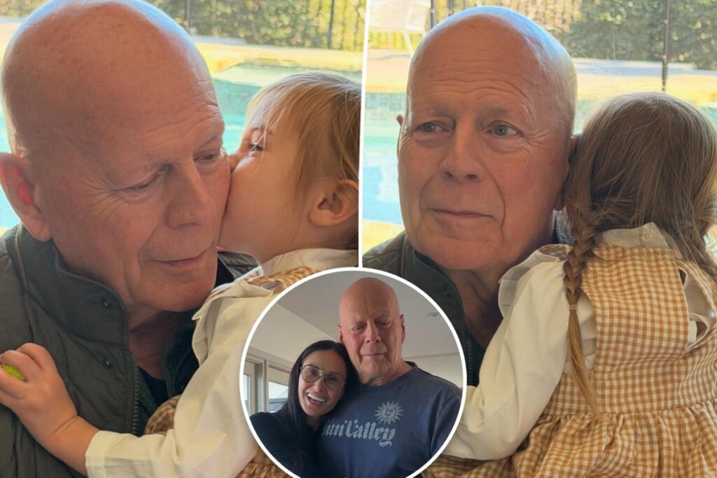 Demi Moore celebrates ex Bruce Willis’ 71st birthday with sweet new snaps as actor battles dementia