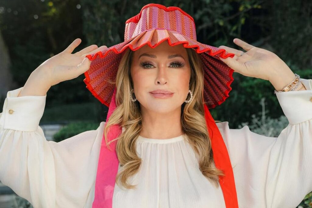 Kathy Hilton on pleated hats and what she bought with her first credit card