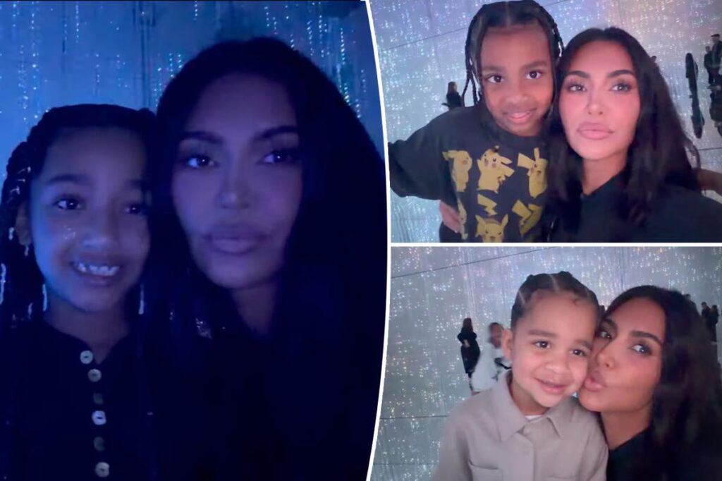 Kim Kardashian shares sweet family snaps from Tokyo vacation with Lewis Hamilton