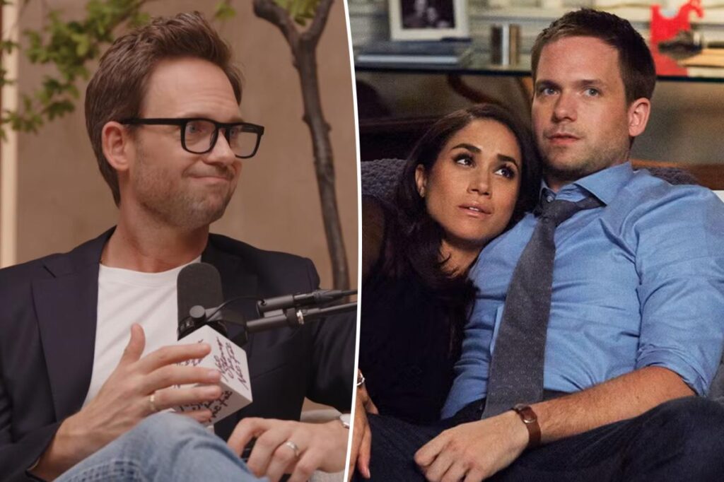 Patrick J. Adams says ‘eye rolls were a constant’ with ‘Suits’ co-star Meghan Markle
