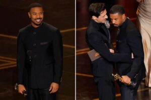 Michael B. Jordan wins best actor Oscar for ‘Sinners’