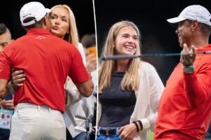 Tiger Woods packs on PDA with Vanessa Trump, bonds with her daughters during golf match
