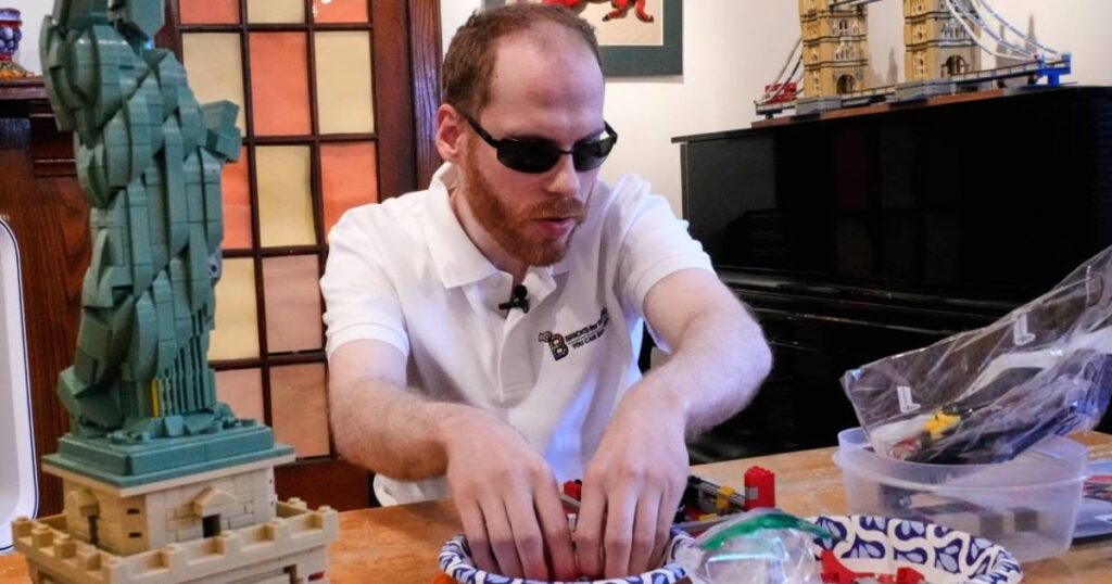 How a blind man made it possible for others with low vision to build Lego sets, Lifestyle News