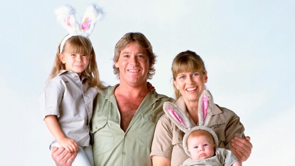 Terri Irwin stuns fans with sweet throwback photo of late husband Steve and their children celebrating Easter