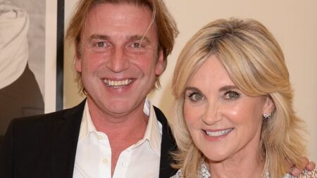 Anthea Turner postpones her wedding to Mark Armstrong for a FOURTH time because she’s doing a ‘lounge renovation’