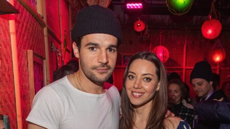 How Aubrey Plaza found happiness again with partner Christopher Abbott after being left paralysed by a stroke and struggling daily with her husband’s suicide – as it’s revealed she’s expecting first child a year after his death