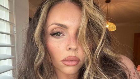 Jesy Nelson declares she’s ‘back’ after ‘taking some time off to rest’ amid her twins’ devastating health battle as she shows off her new hair transformation
