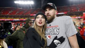 Taylor Swift wows in bridal-inspired ivory satin skirt ahead of summer nuptials with Travis Kelce