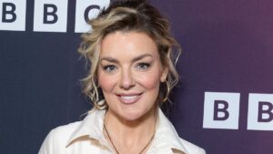 Sheridan Smith unveils a radiant new look as she attends the premiere of her new thriller The Cage