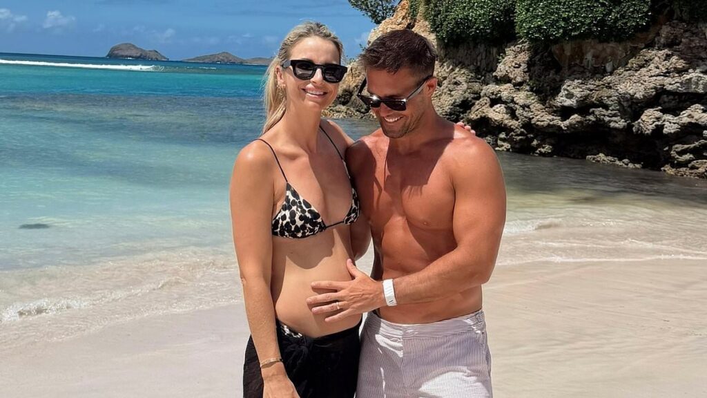 Vogue Williams is pregnant! Presenter reveals she is expecting her fourth child with husband Spencer Matthews