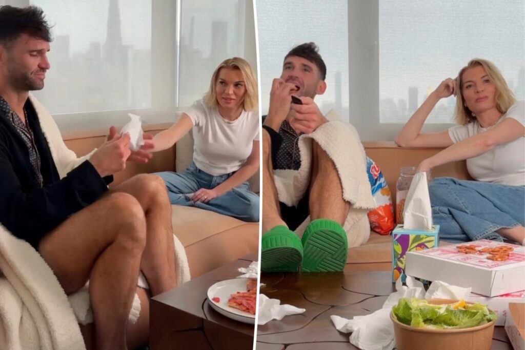 Carl Radke and Lindsay Hubbard reunite for Uber Eats