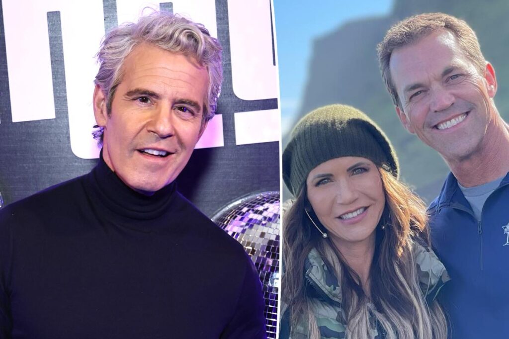 Andy Cohen takes brutal swipe at Kristi Noem’s cross-dressing husband, Bryon