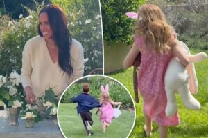 Meghan Markle shares a peep at Prince Archie and Princess Lilibet’s Easter festivities