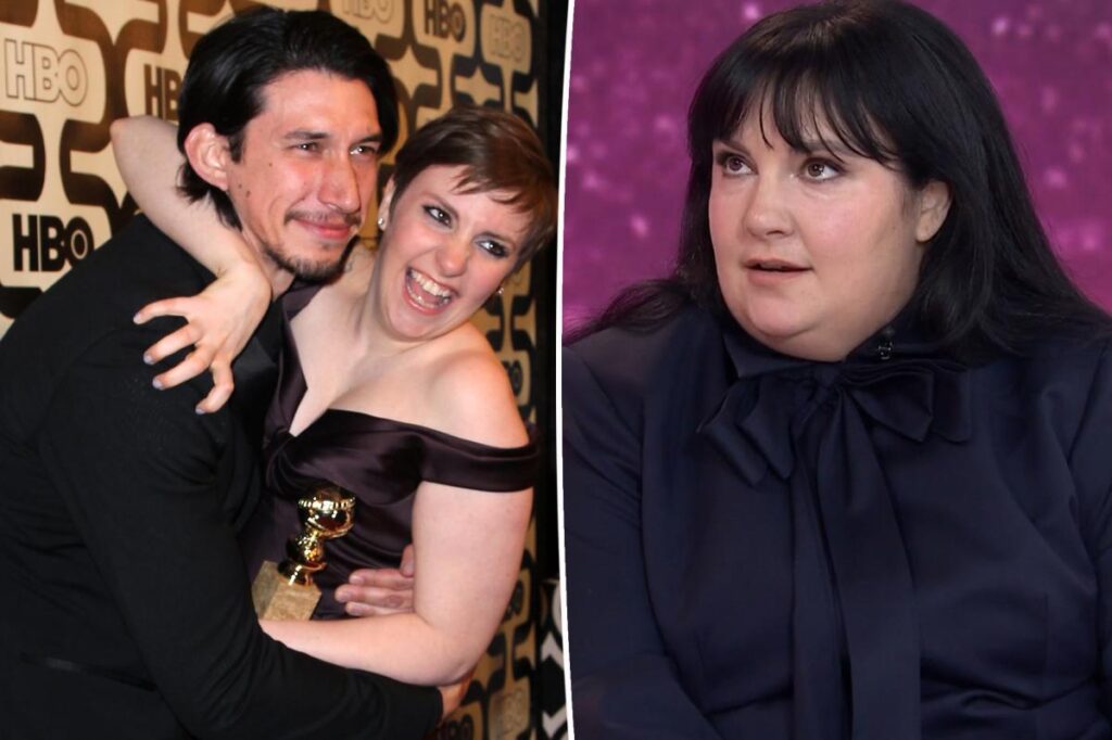 Lena Dunham awkwardly avoids Adam Driver questions after book revelations