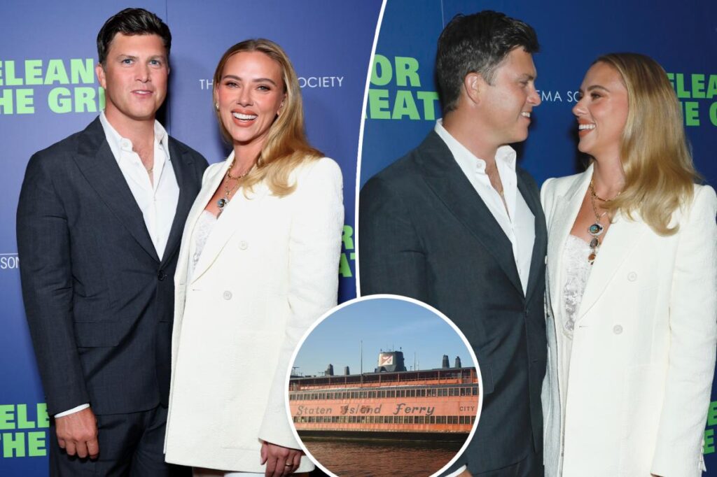 Scarlett Johansson’s one-word reaction to Colin Jost’s ferry purchase revealed