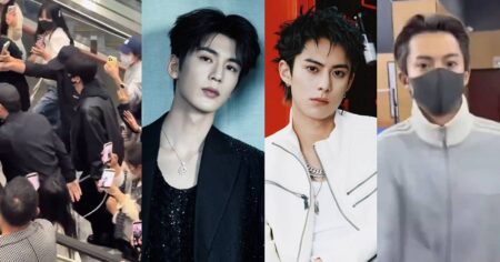Boundaries broken: Zhang Linghe mobbed at railway station, Dylan Wang slaps stalkers’ handphones away, Entertainment News