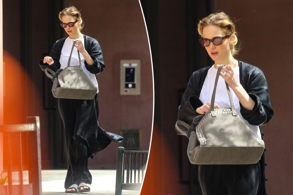 Jennifer Lawrence wore these $35 Adidas Adilette slides in NYC