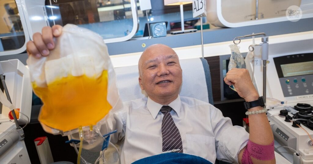 Singaporeans who have donated blood for over 40 years share what keeps them going