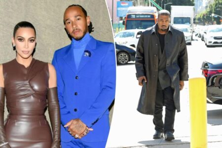 What Kanye thinks about Lewis Hamilton & Kim Kardashian romance