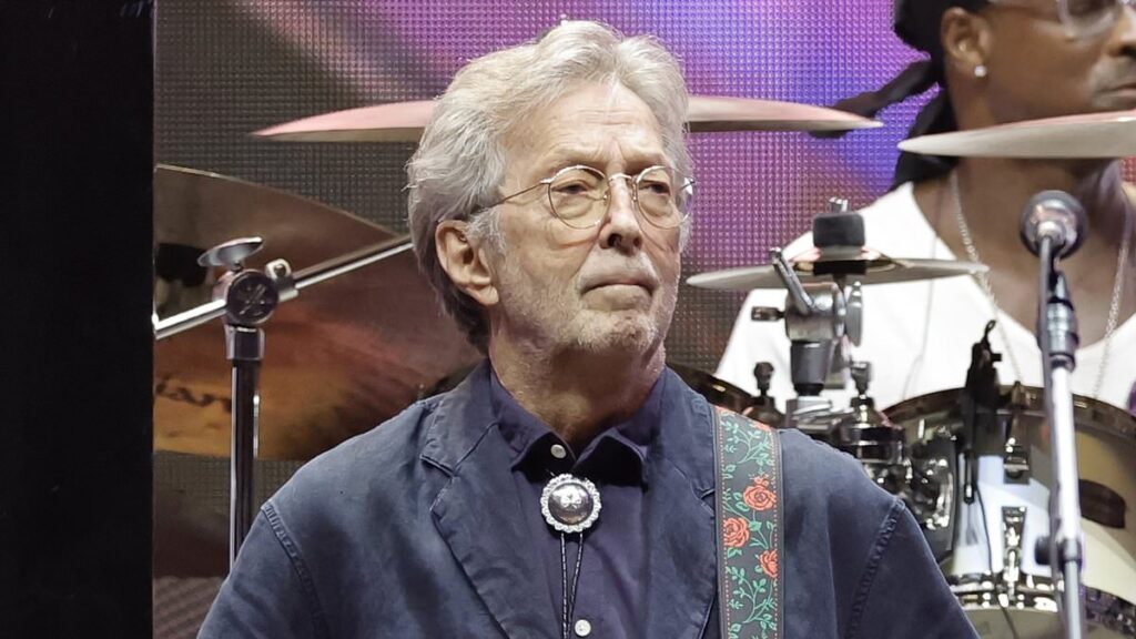 Eric Clapton, 81, cut his Madrid concert short after being hit by a vinyl record thrown from the crowd